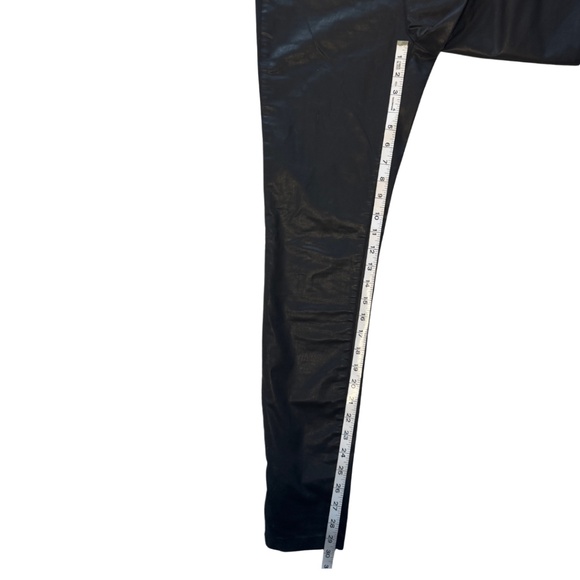 Massimo Dutti Black Coated Skinny Pants EU 38 US 6 - Picture 13 of 16